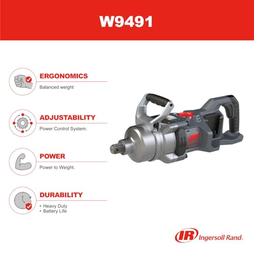 Ingersoll-Rand W9491-1 20V Akku-Schlagschrauber – Schwerlast-Schlagschrauber mit kurzem Amboss für anspruchsvolle Anwendungen