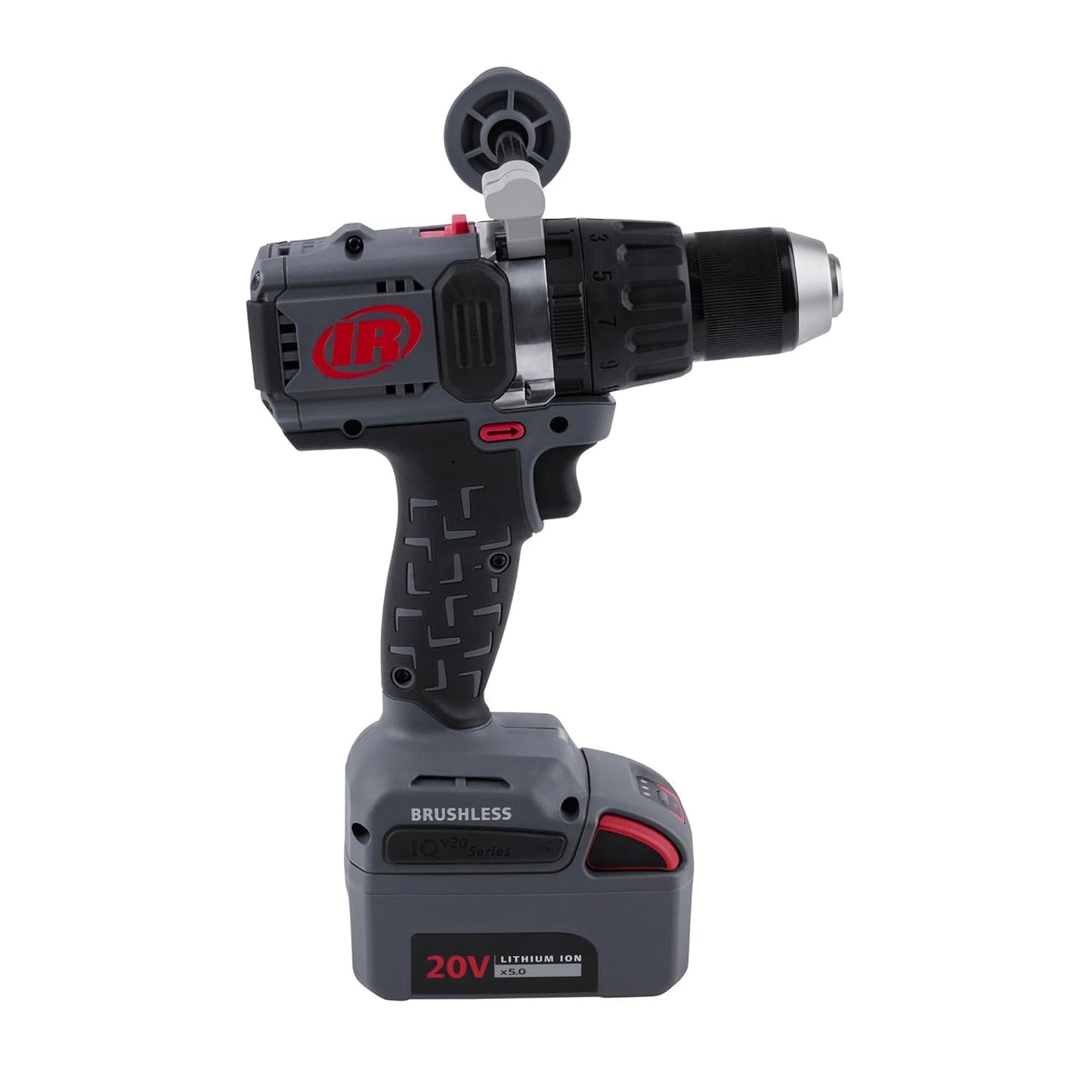 Ingersoll Rand D5241-K22-EU IQV20 Akku-Schlagbohrmaschine – 120 Nm, 13 mm Metall-Schnellspannfutter, inkl. 2 Akkus & Ladegerät