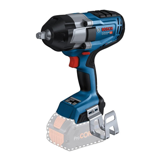 Bosch Professional BITURBO Akku-Drehschlagschrauber GDS 18V-1000 – Ohne Akku & Ladegerät, mit Leiterclip