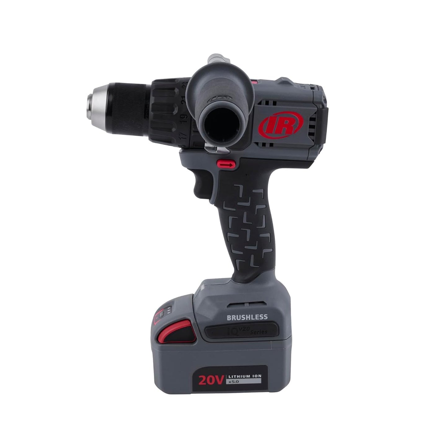 Ingersoll Rand D5241-K22-EU IQV20 Akku-Schlagbohrmaschine – 120 Nm, 13 mm Metall-Schnellspannfutter, inkl. 2 Akkus & Ladegerät