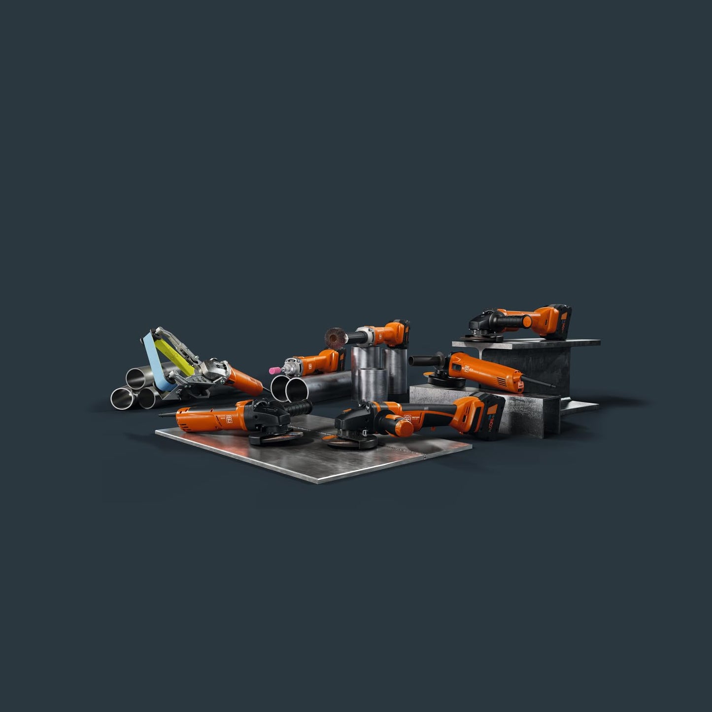 FEIN AGSZ 18-280 LBL AS Akku-Geradschleifer – 18V, bürstenlos, für Trenn-, Schleif-, Entgrat- & Fräsarbeiten, kompatibel mit AMPShare & ProCORE18V Akkus