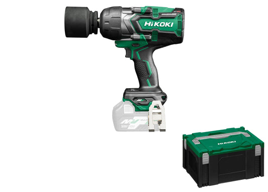 HiKOKI 36V Akku-Schlagschrauber WR36DE – 1.900 Nm, 3/4", Auto-Stop, IP56, LED, im Koffer (ohne Akku & Ladegerät)