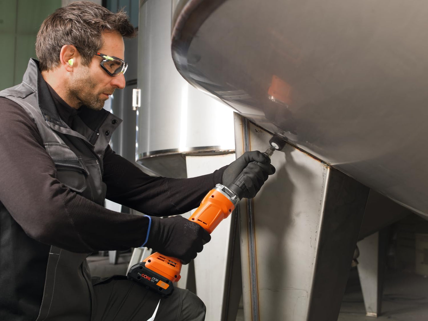 FEIN AGSZ 18-280 LBL AS Akku-Geradschleifer – 18V, bürstenlos, für Trenn-, Schleif-, Entgrat- & Fräsarbeiten, kompatibel mit AMPShare & ProCORE18V Akkus