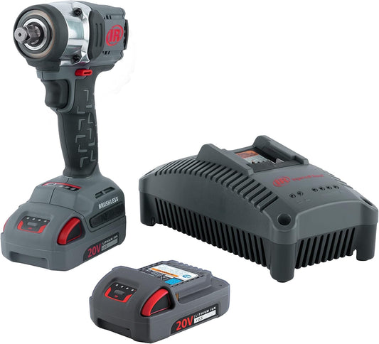 Ingersoll Rand W3131-K22-EU Akku-Schlagschrauber-Set – 3/8", 20V, kompakt & leicht, inkl. 2 Akkus & Ladegerät im Koffer