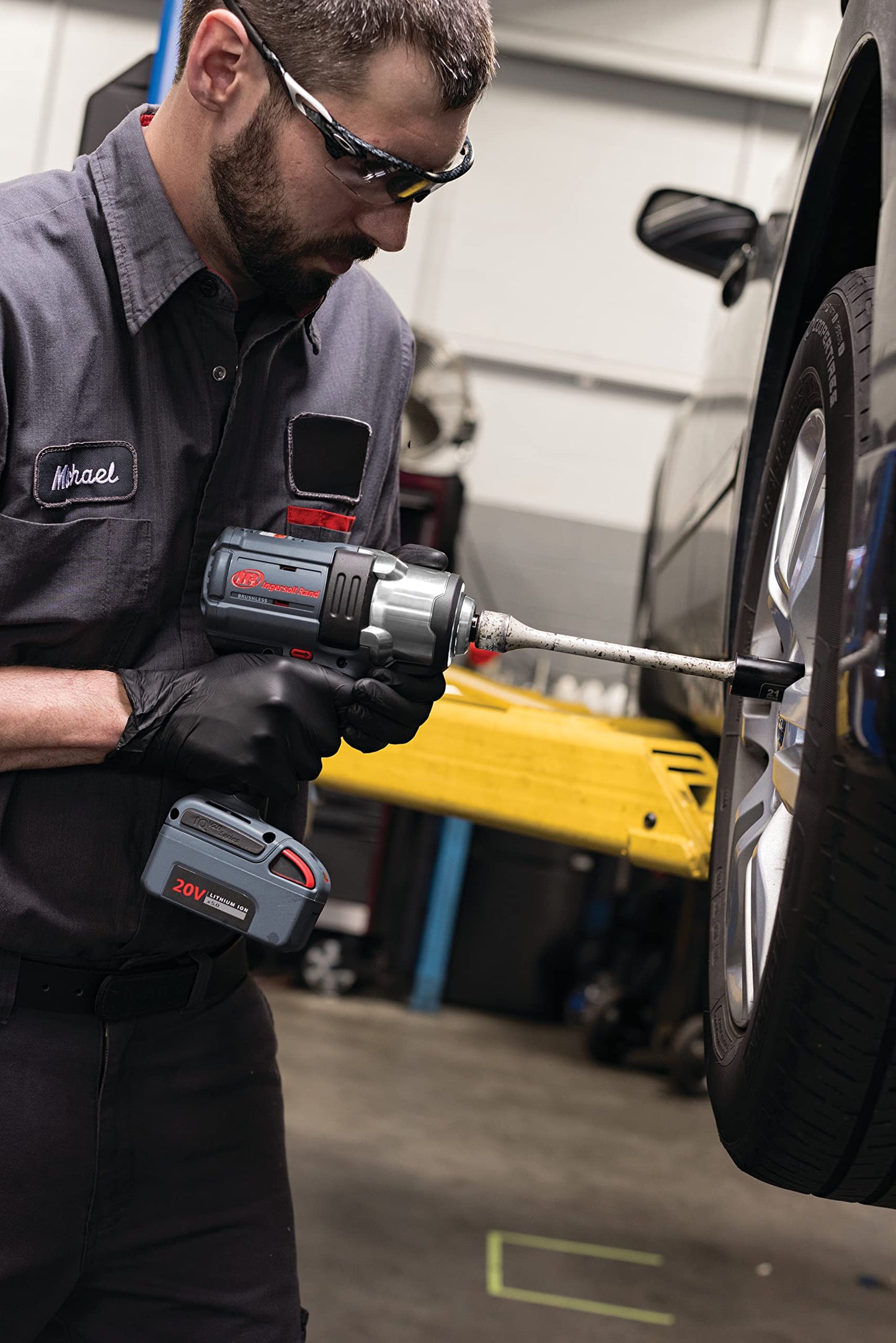 Ingersoll-Rand W7152 Akku-Schlagschrauber – Kompakt, 1/2", 3,4 kg, nur Werkzeug, Schwarz