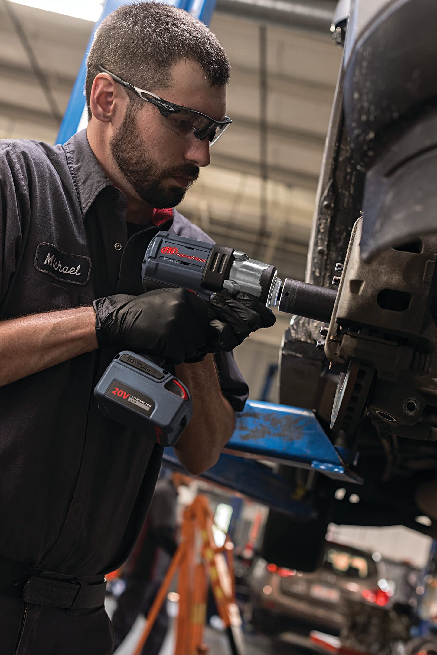 Ingersoll-Rand W7152 Akku-Schlagschrauber – Kompakt, 1/2", 3,4 kg, nur Werkzeug, Schwarz